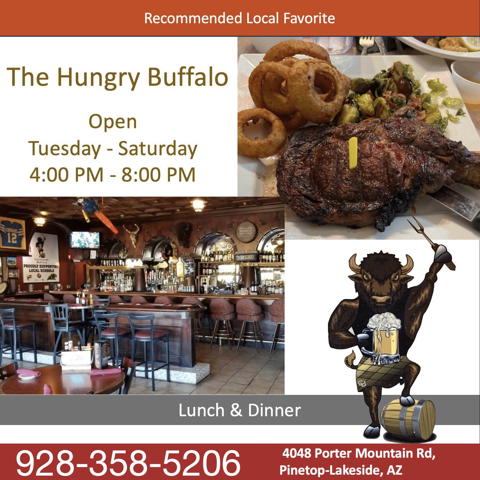 Hungry Buffalo - Pinetop-Lakeside, AZ