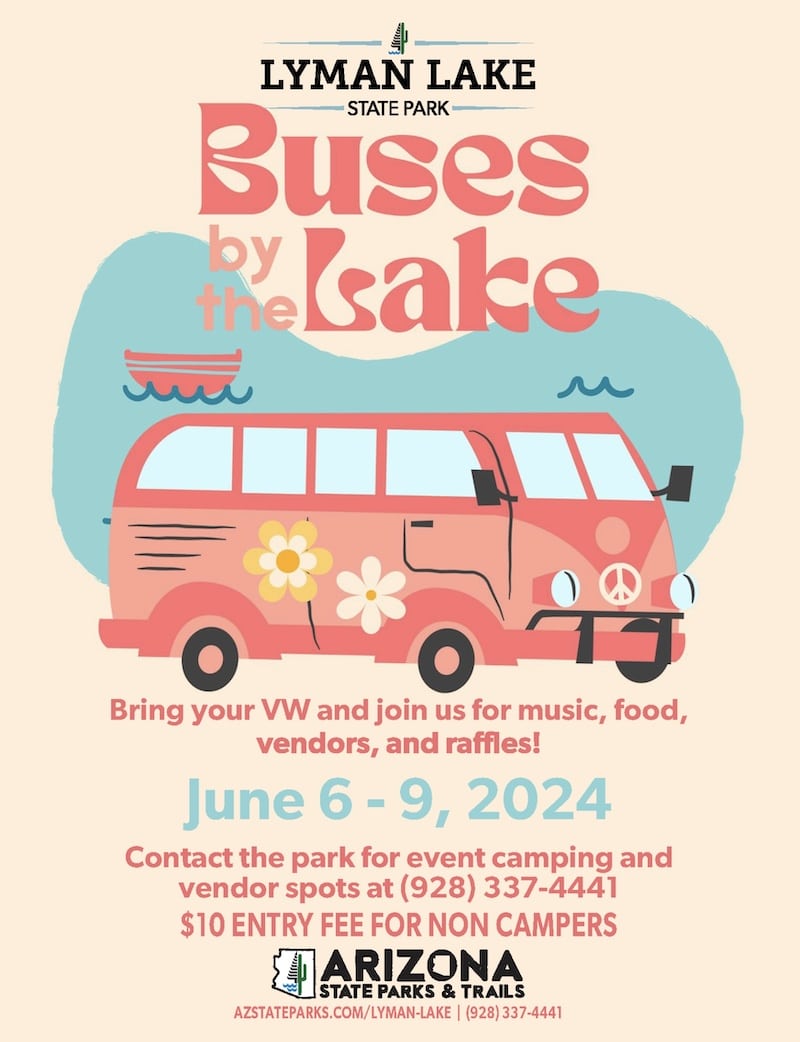 Buses By The Lake Event - Lyman Lake State Park AZ