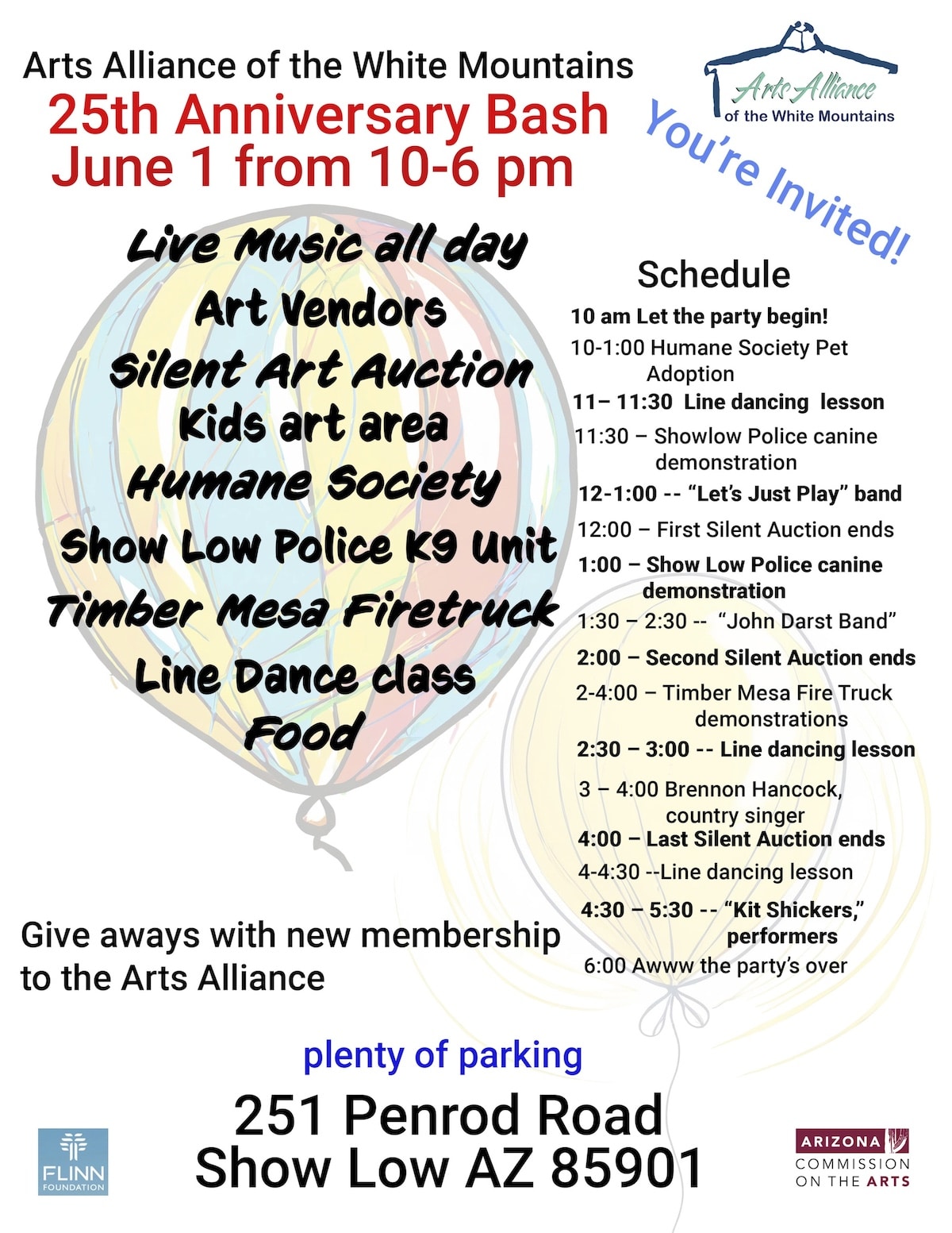 Arts Alliance 25th Anniversary Bash