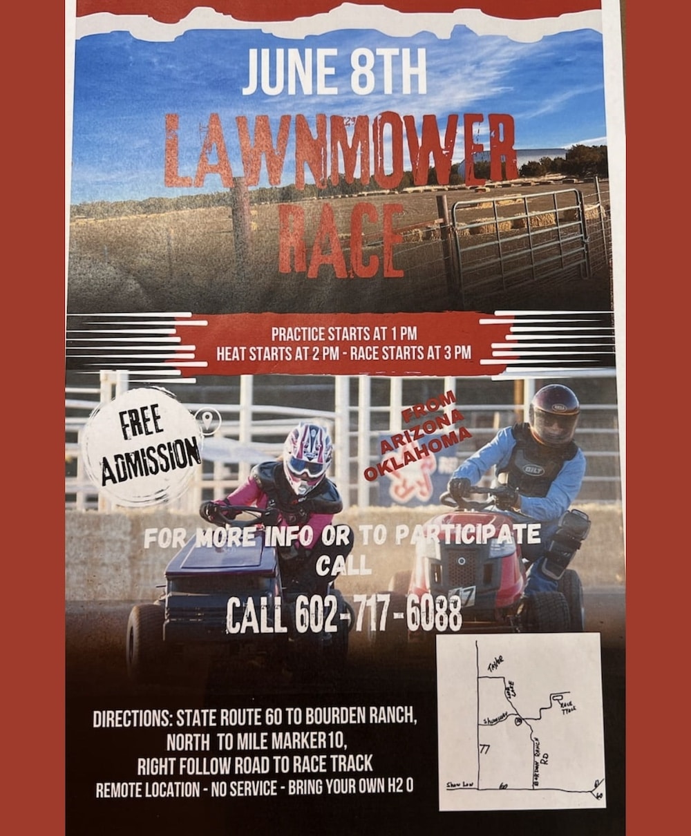 Lawn Mower Races Show Low