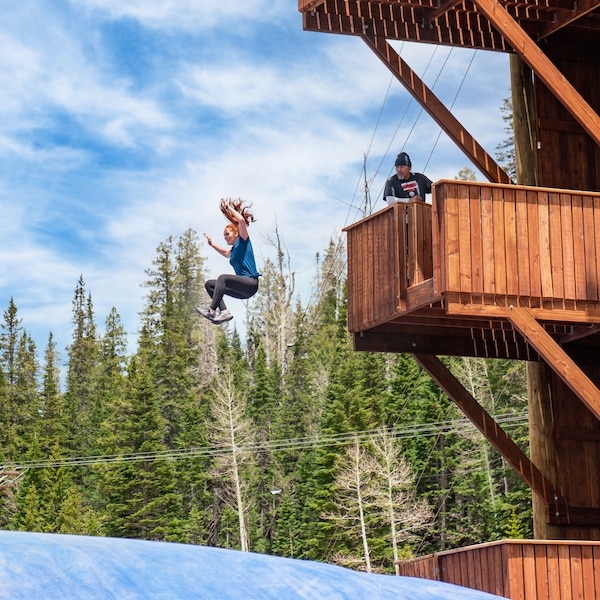 Airbag Jump- Sunrise Park Resort Airbag Jump- Sunrise Park Resort
