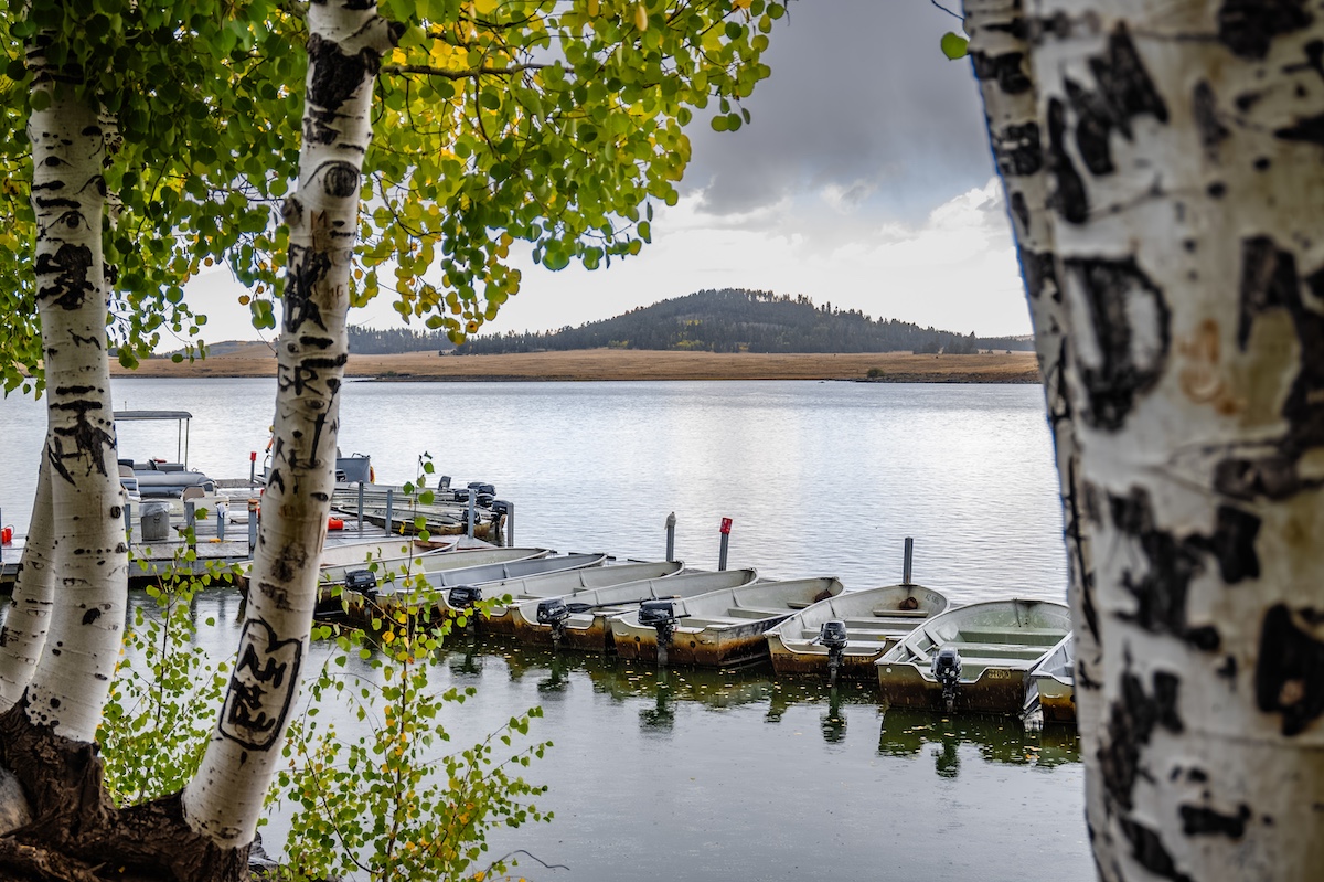 Big Lake Boat Dock Arizona White Mountains Big Lake Boat Dock Arizona White Mountains